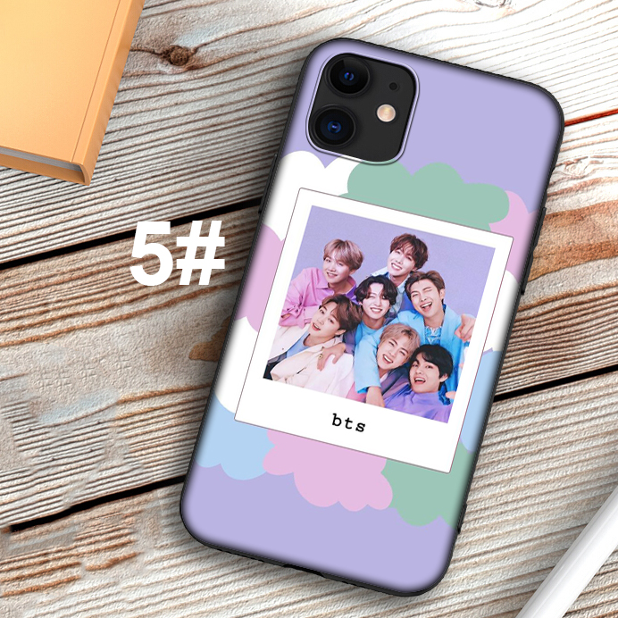 Ốp Điện Thoại Mềm Hình BTS JK V RM JIN SUGA JHOPE JIMIN Cho iPhone 11 12 Mini Pro max 11pro 11pro max 12pro 12mini SH210