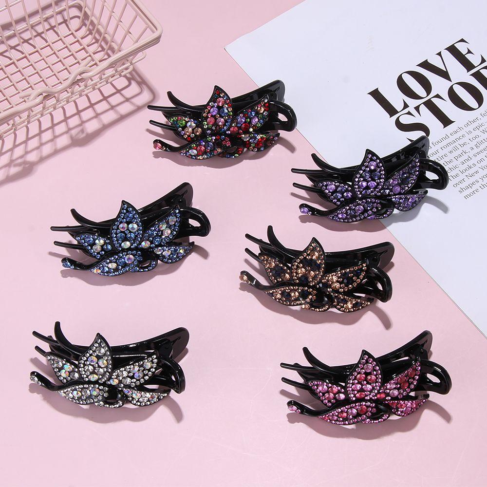 Kẹp Tóc Hình Hoa Thanh Lịch|Kẹp Tóc Thiết Kế Xinh Xắn Thời Trang