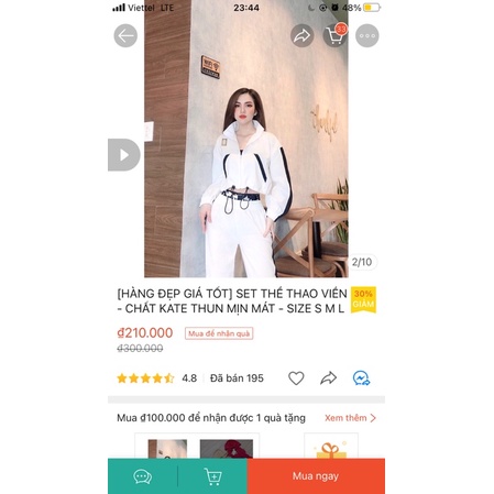 Bộ thể thao nữ