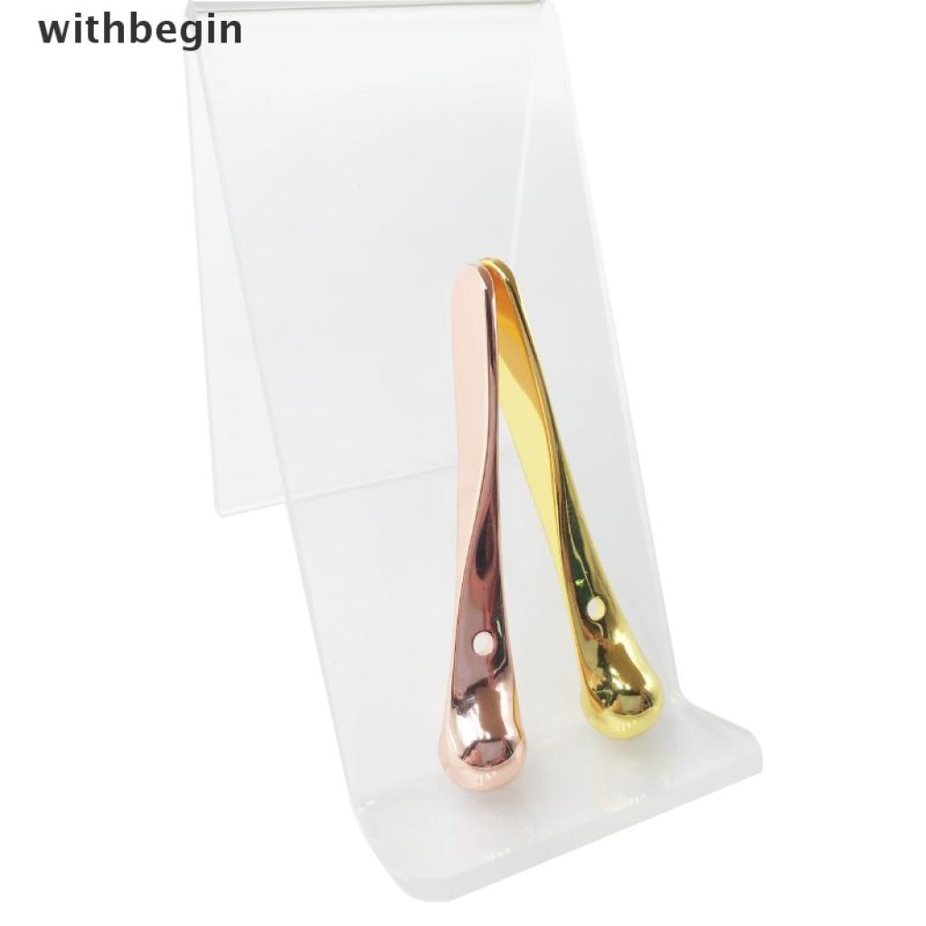 [Hàng mới về] Que mát xa tán kem dưỡng da mắt bằng kim loại loại bỏ nếp nhăn và bọng mắt