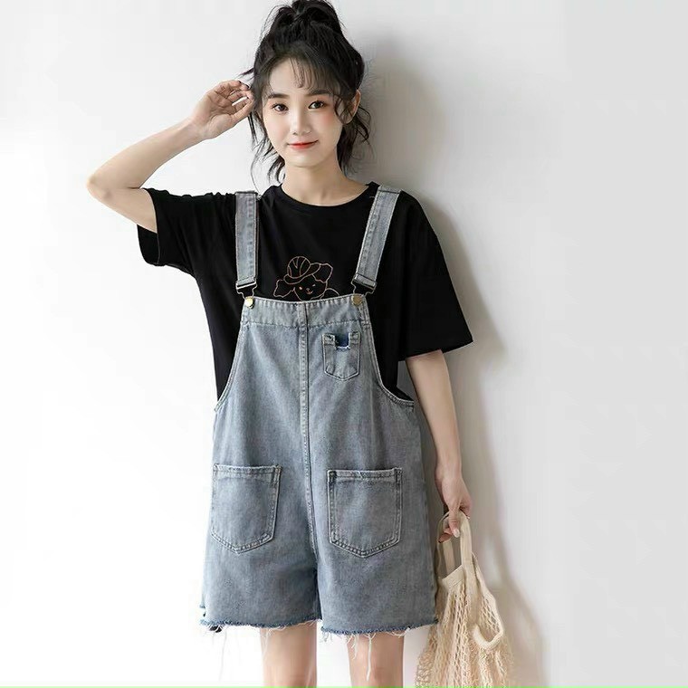 Yếm nữ cao cấp julido store, yếm nữ màu xanh túi hộp cá tính cute phong cách HÀN QUỐC đẹp 2021 yn0002