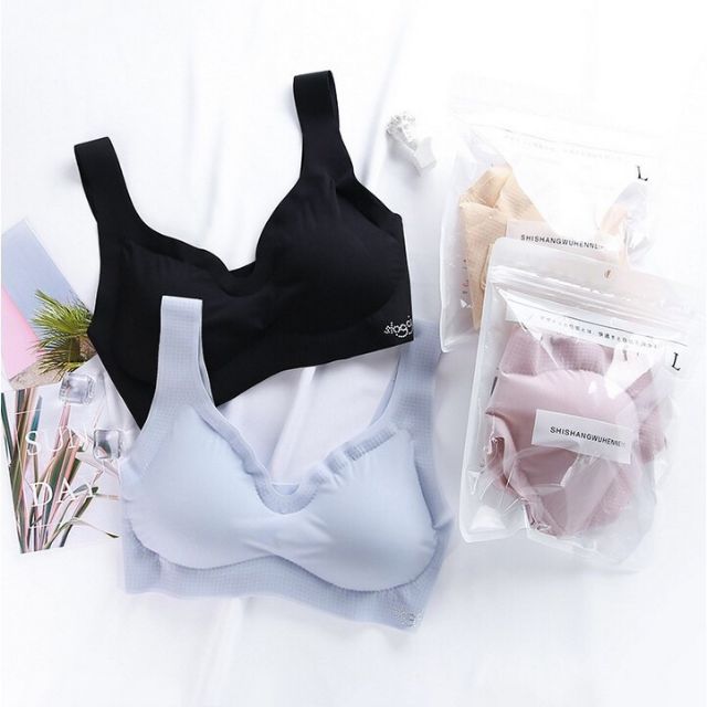 Áo Lót Thể Thao Không Đường May Không Đường May Bằng Lụa Mát Thời Trang Nhật Bản Cho Nữ | BigBuy360 - bigbuy360.vn