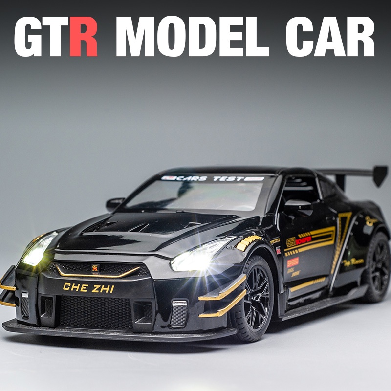 Mô Hình Xe Hơi Nissan GTR Bằng Hợp Kim Tỉ Lệ 1: 24