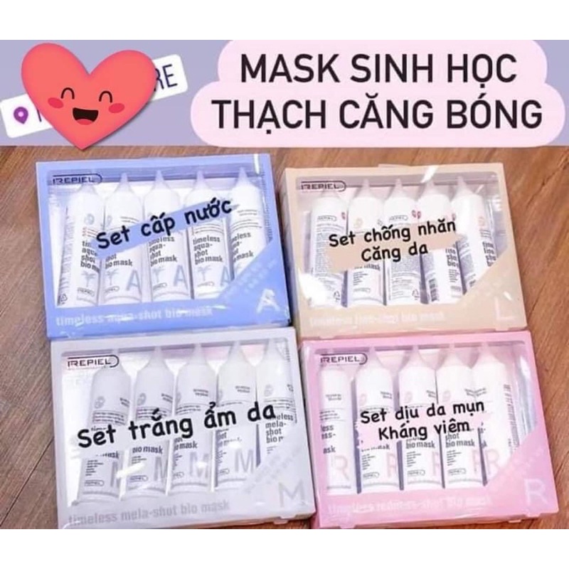 Mặt Nạ Sinh Học Repiel Timeless Bio Mask - Săn chắc, Sáng, Căng Bóng Da