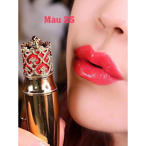 Son lì Whoo Luxury - Son môi hoàng hậu WHOO luxury Lip rouge số 25 hồng cam