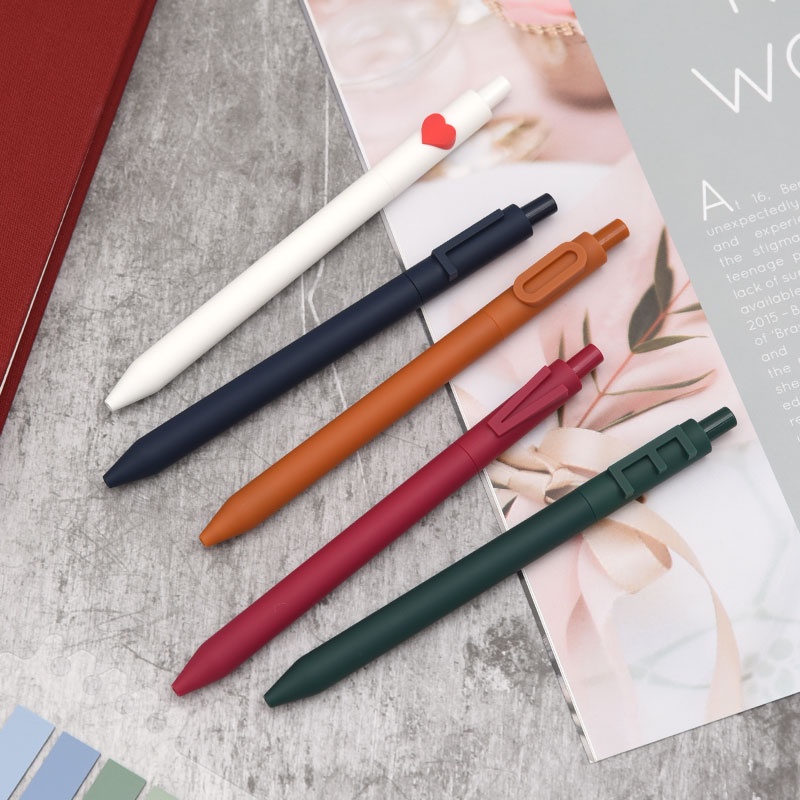 Bút Mực Gel Ngòi 0.5MM 5 Màu Dùng Cho Trường Học/Văn Phòng