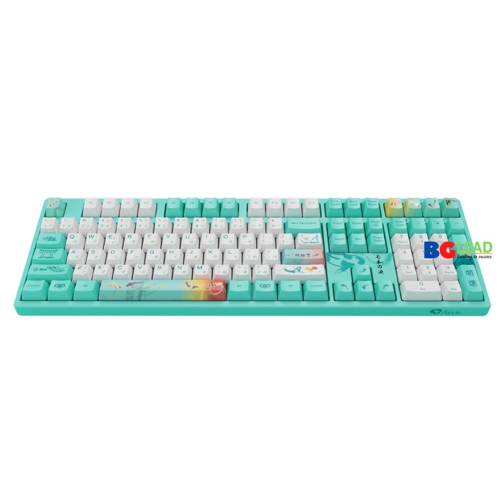 Bàn phím cơ AKKO 3108 V2 Monet'S Pond (blue, orange và pink AKKO switch V2) - Sản phẩm hot nhất của Akko - Mai Hoàng PP