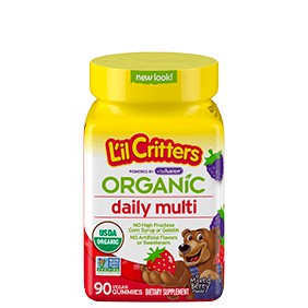 Kẹo Dẻo Vitamin Tổng hợp Hữu Cơ 90 Viên L’il Critters