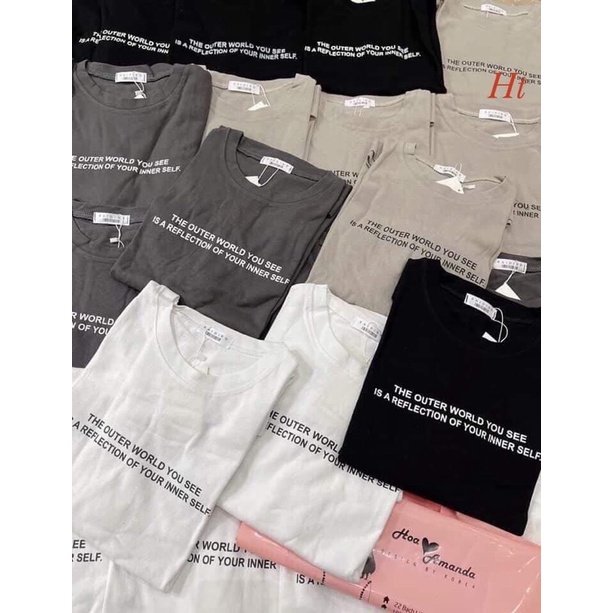 Áo phông 2 dòng chữ H2A488