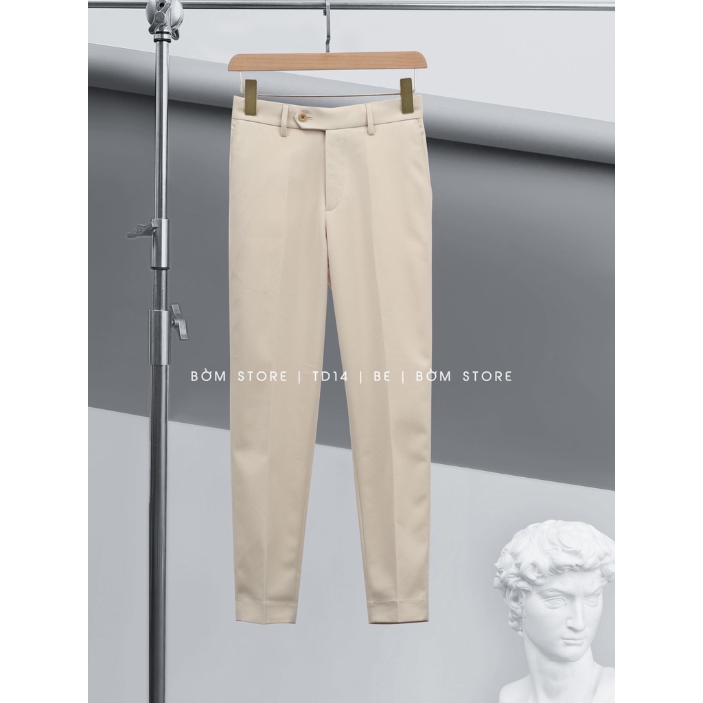 Beacon Denim (Bờm Store)  - Quần tây âu nam dài basic form trẻ mã TD14