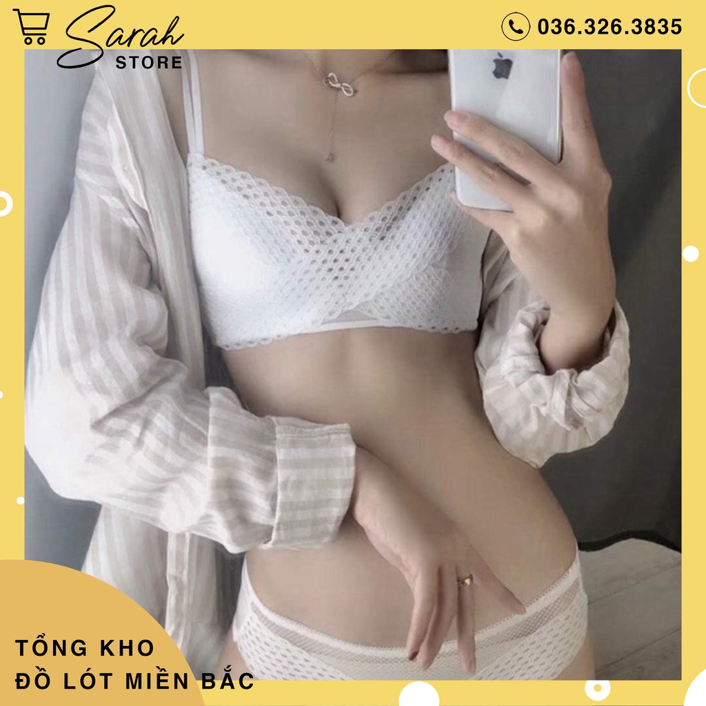 Bộ Đồ Lót Sweet Girl Nâng Ngực Đệm Mỏng Không Gọng 994 | BigBuy360 - bigbuy360.vn