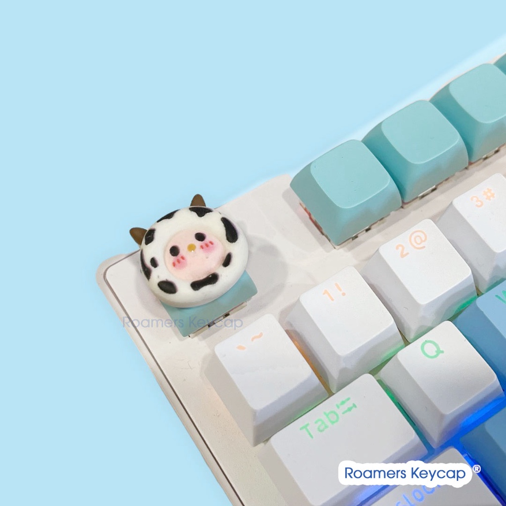 Keycap Cute Bé Bò, Bé Đào, Bé Cheese ,.. Bé Hoa Quả R4 PBT