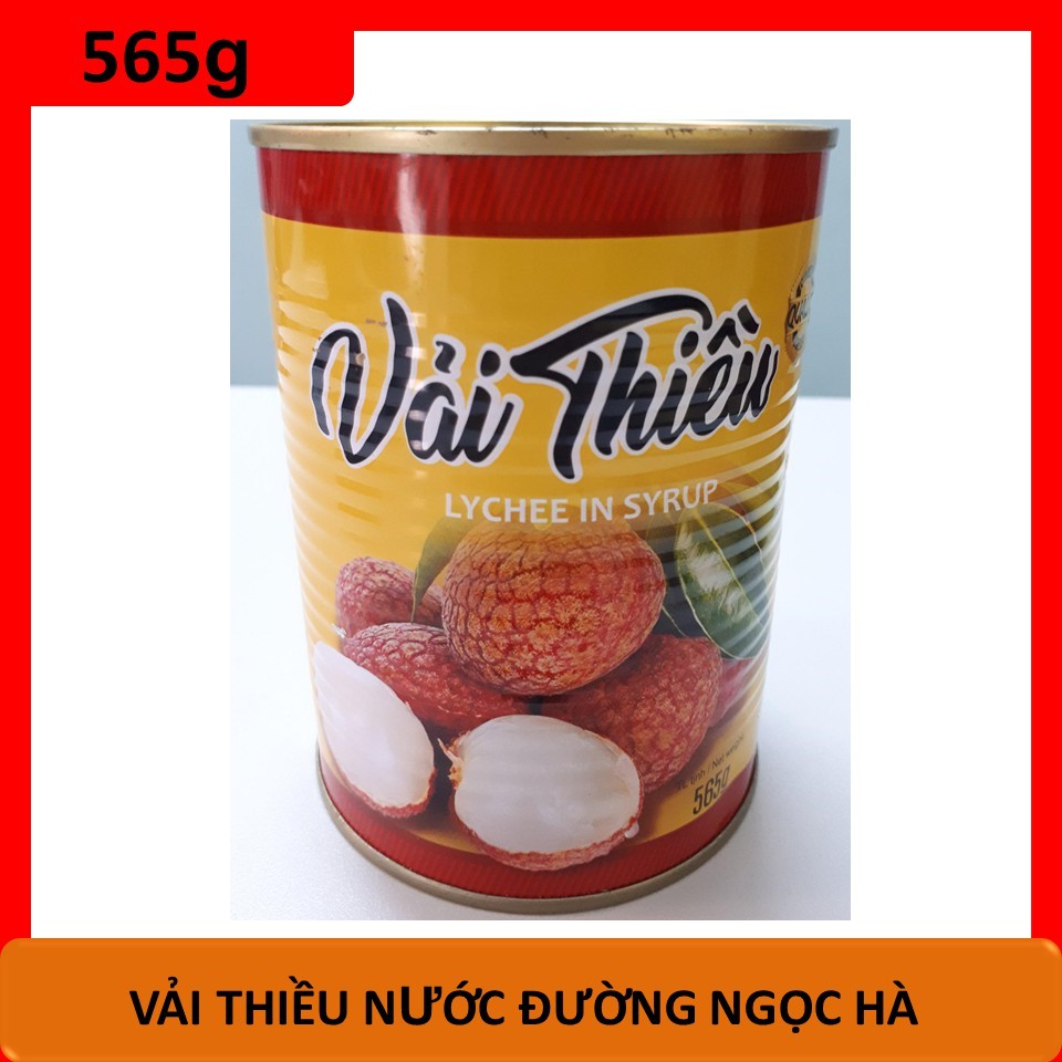 Vải ngâm hiệu Ngọc Hà  565g