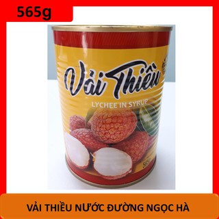 Vải ngâm hiệu Ngọc Hà  565g