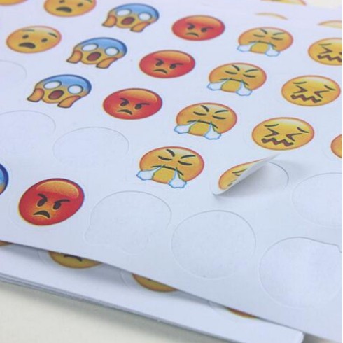 Set 6 tấm Sticker mặt cười - Văn Phòng Phẩm Sáng Tạo