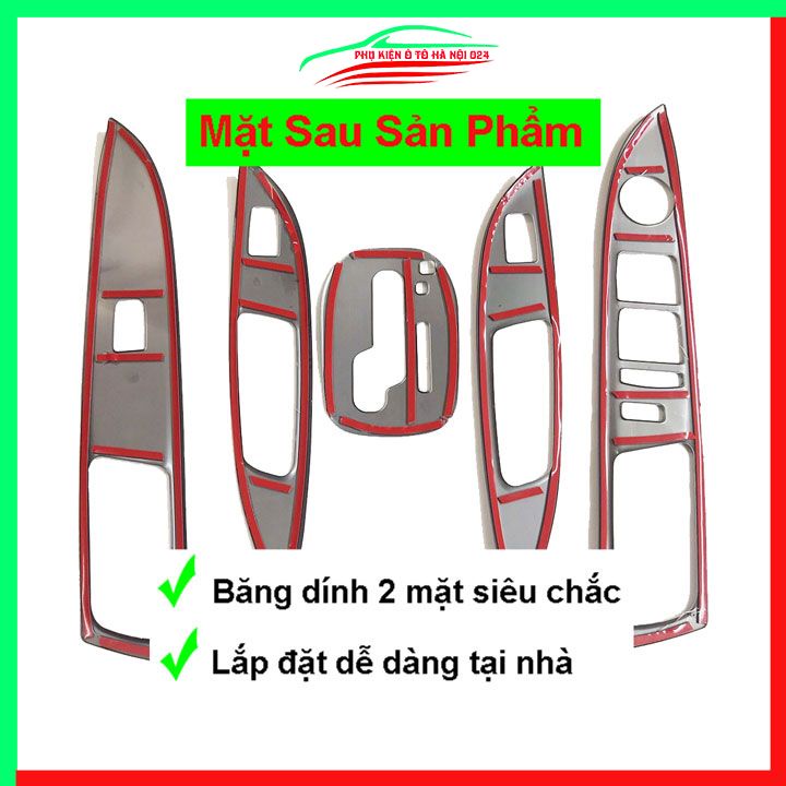 Ốp nội thất cho xe ô tô Vinfast Fadil 2019-2023 vân Titan bảo vệ chống trầy xước và làm đẹp xe