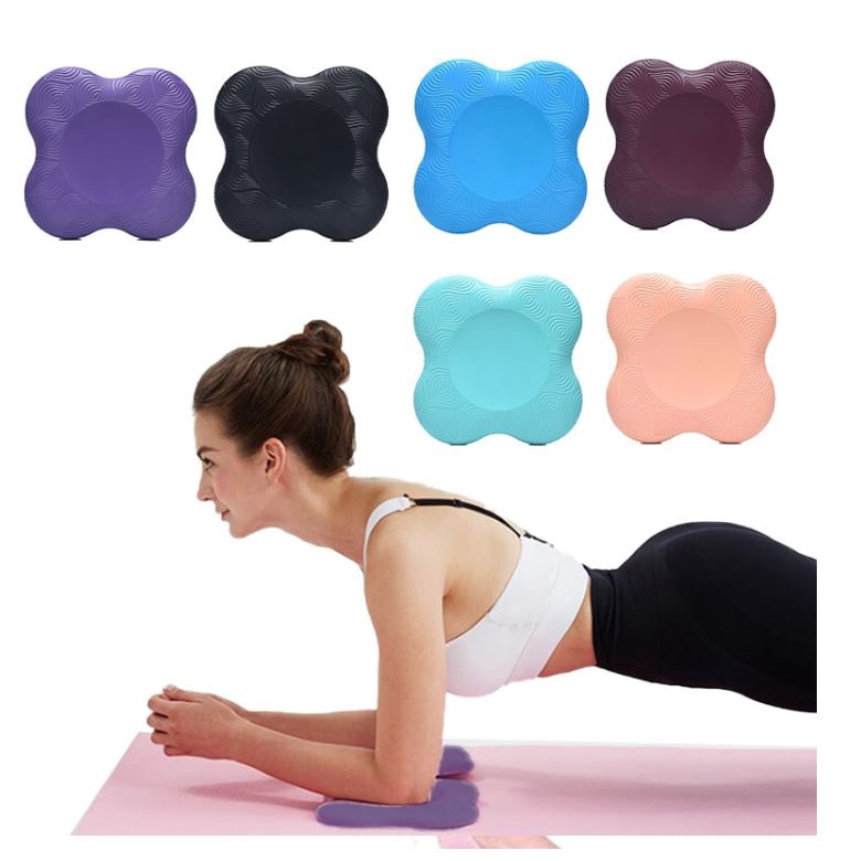 Miếng Đệm Lót Kê Gối Tập Yoga PAD Cao Su Hỗ Trợ Giảm Đau đầu gối và Các Tư Thế YOGA