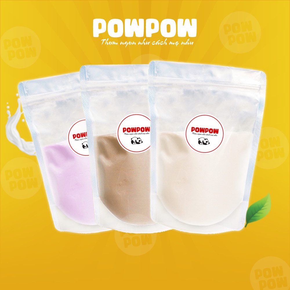 Bột kem béo pha trà sữa làm bánh 200g POWPOW 3 vị