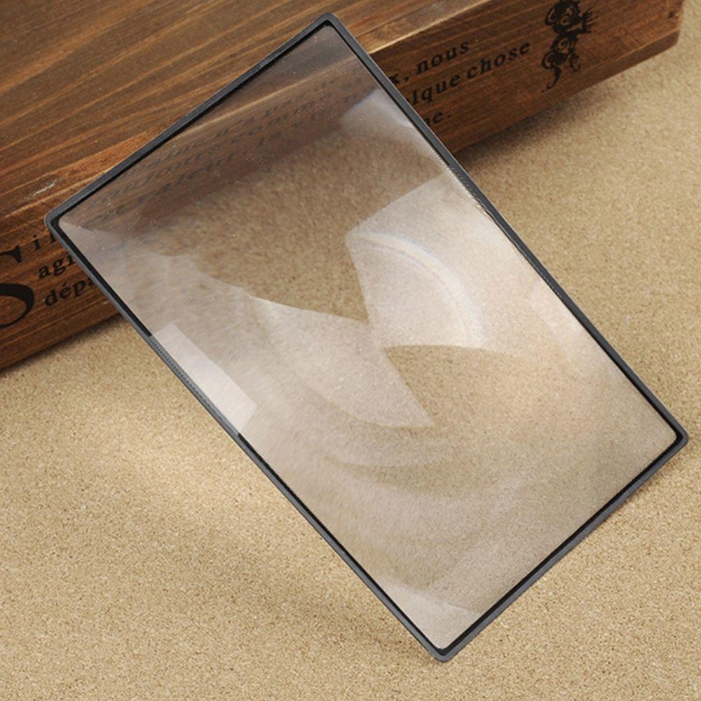 FASHYUNER Tấm Kính Lúp Siêu Mỏng Bằng PVC Trong Suốt Kích Thước 180X120mm X3