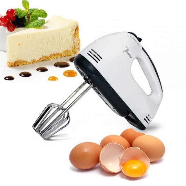 🔥Bảo Hành 1 Năm🔥 Máy Đánh Trứng,Tạo Bọt Cà Phê, Đánh Bột Làm Bánh, Cầm Tay 7 Tốc Độ Cực Mạnh, Êm Ái - BX
