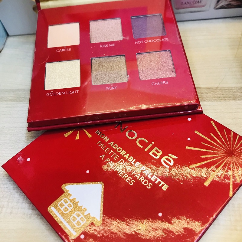 Phấn Mắt Nocibe 6 Tone Màu Nhẹ Nhàng Và Ánh Nhũ