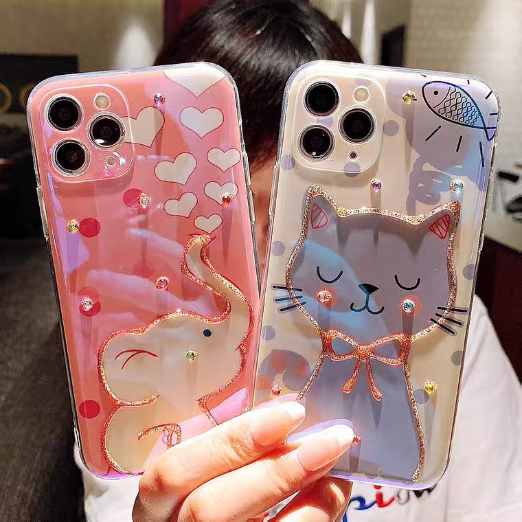 Ốp điện thoại kiểu mèo đáng yêu thích hợp cho iPhone 14 ProMax 14 14Plus 14Pro 11 11ProMax 12 12ProMax 13 13ProMAX