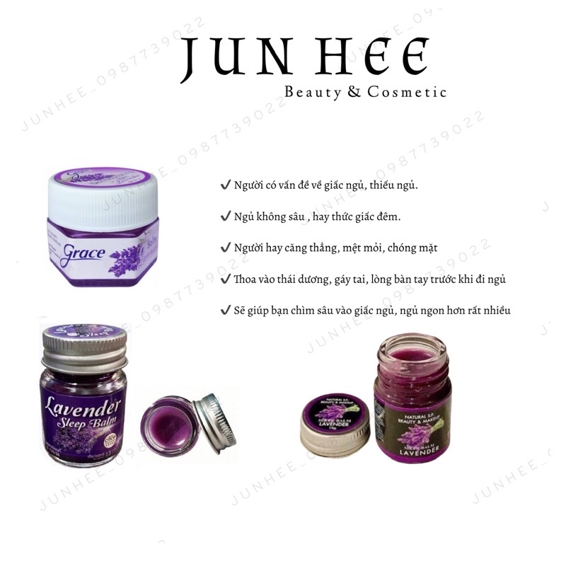 [ JUNHEE AUTH ] Dầu ngủ ngon chính hãng Thái Lan