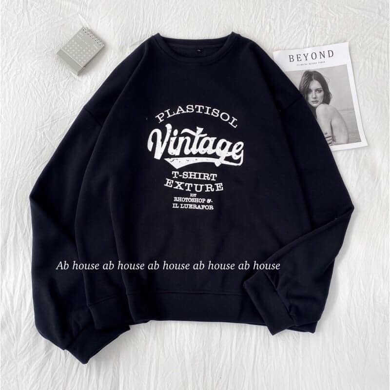 Áo nỉ Vintage vảy sơn tím(ảnh thật mẫu mặc) | BigBuy360 - bigbuy360.vn