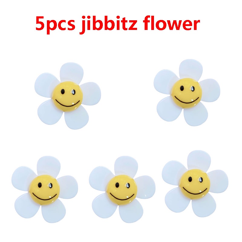 Set 8 Ghim Cài Trang Trí Giày Tạo Hình Hoa Hướng Dương/Quả Trứng/Hoa Hướng Dương Thời Trang Hàn Quốc Cho Nữ