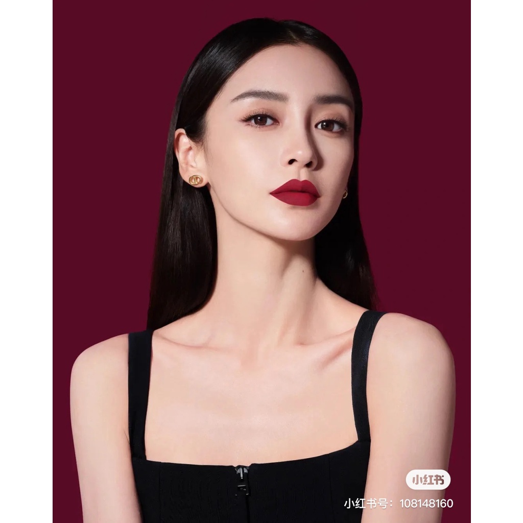 Khuyên Tai Tròn Khắc Chữ Dior Bằng Thép Titanium Thời Trang Cho Nữ