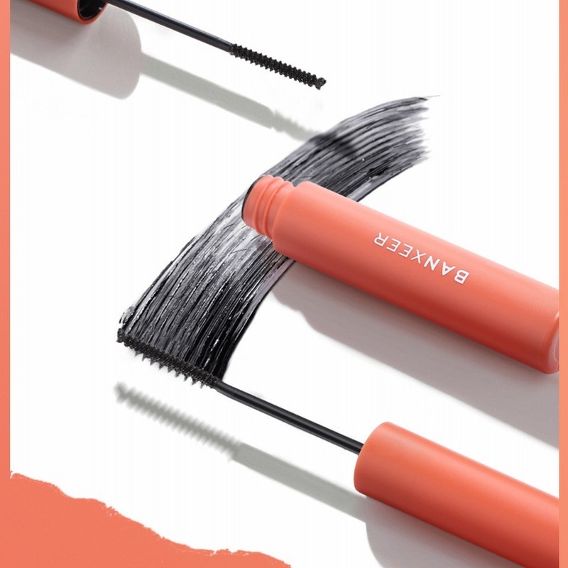 1 Mascara Banxeer/1 Mascara Siêu Mịn Chống Nước Cho Hàng Mi Cong Dày Dài Tự Nhiên