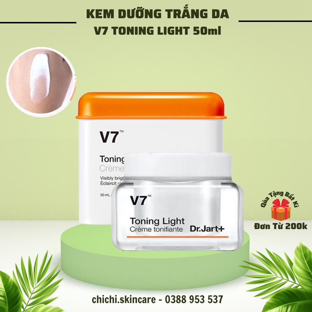 KEM DƯỠNG TRẮNG DA V7 TONING LIGHT 50ml