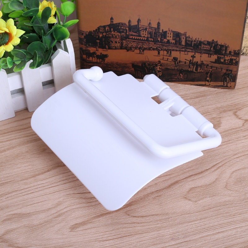 Giá Đỡ Cuộn Giấy Vệ Sinh Bằng Nhựa Có Giác Hút Gắn Tường Kèm Vỏ Bọc Tiện Lợi Dành Cho