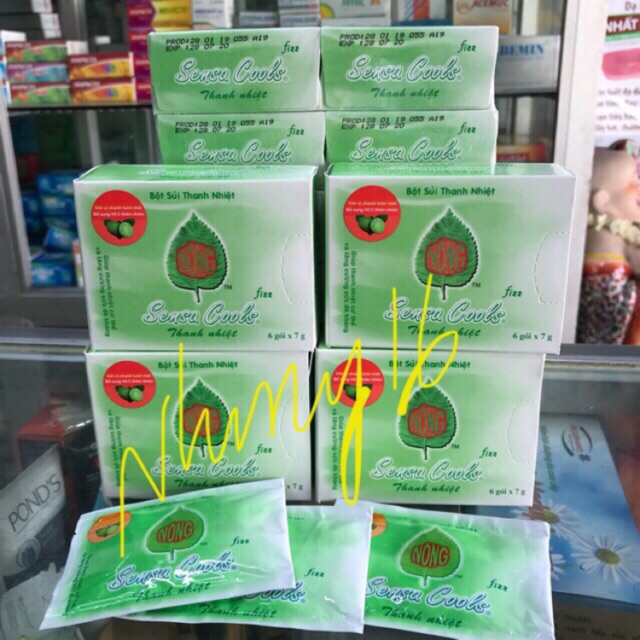 bột sủi thanh nhiệt sensa cool