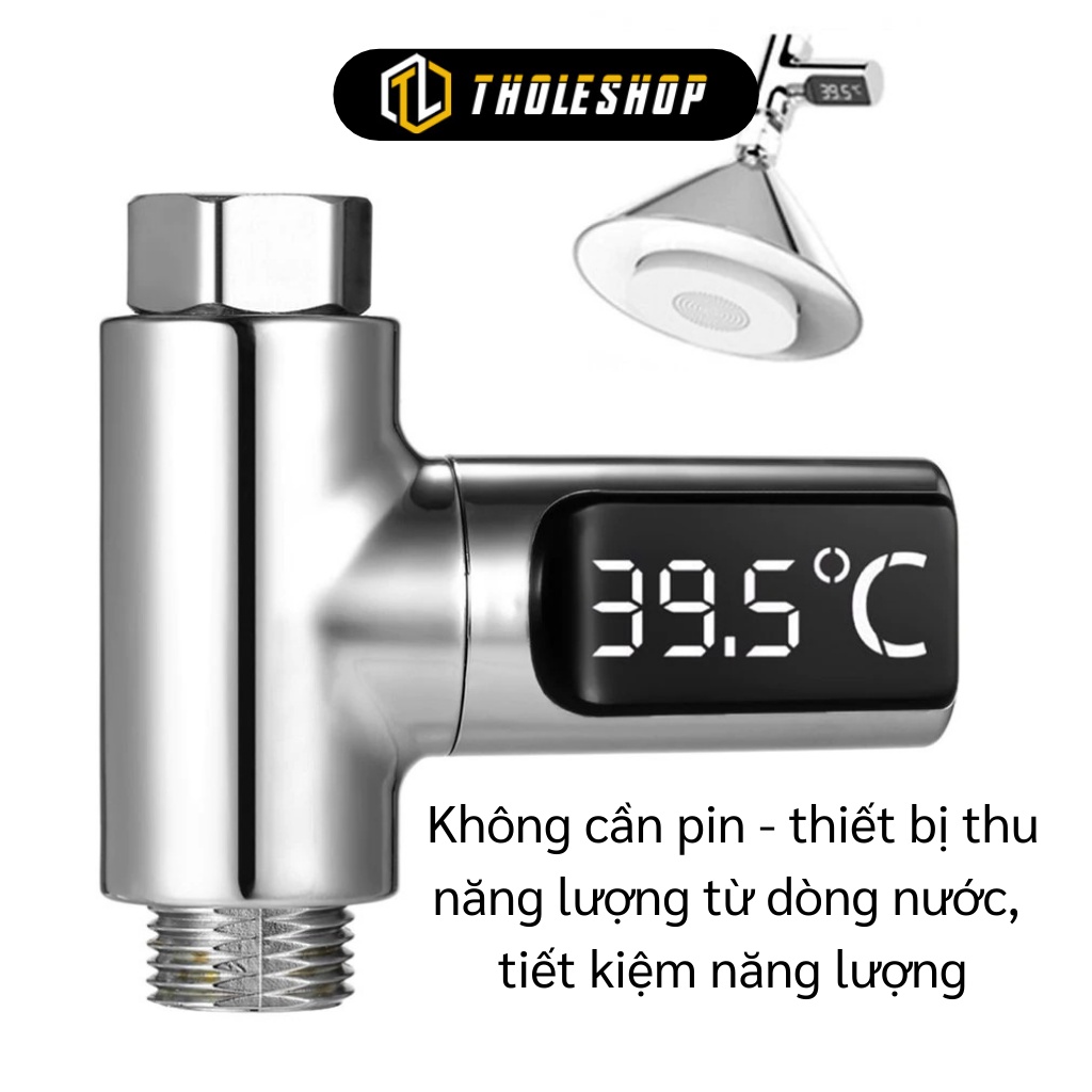 Nhiệt Kế Vòi Sen - Nhiệt Kế Kỹ Thuật Số Đo Nhiệt Độ Nước Tắm, Màn Hình Led 8813