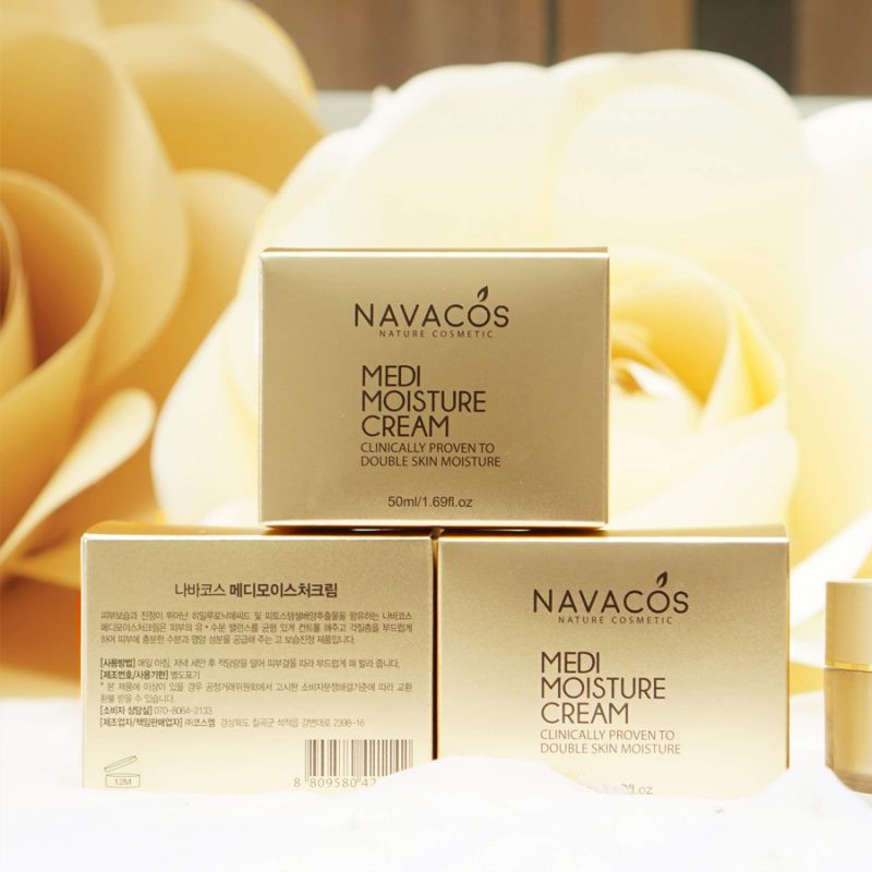 Kem dưỡng trắng da cao cấp Navacos MEDI MOISTURE CREAM 50ml, dành cho mọi loại da | BigBuy360 - bigbuy360.vn