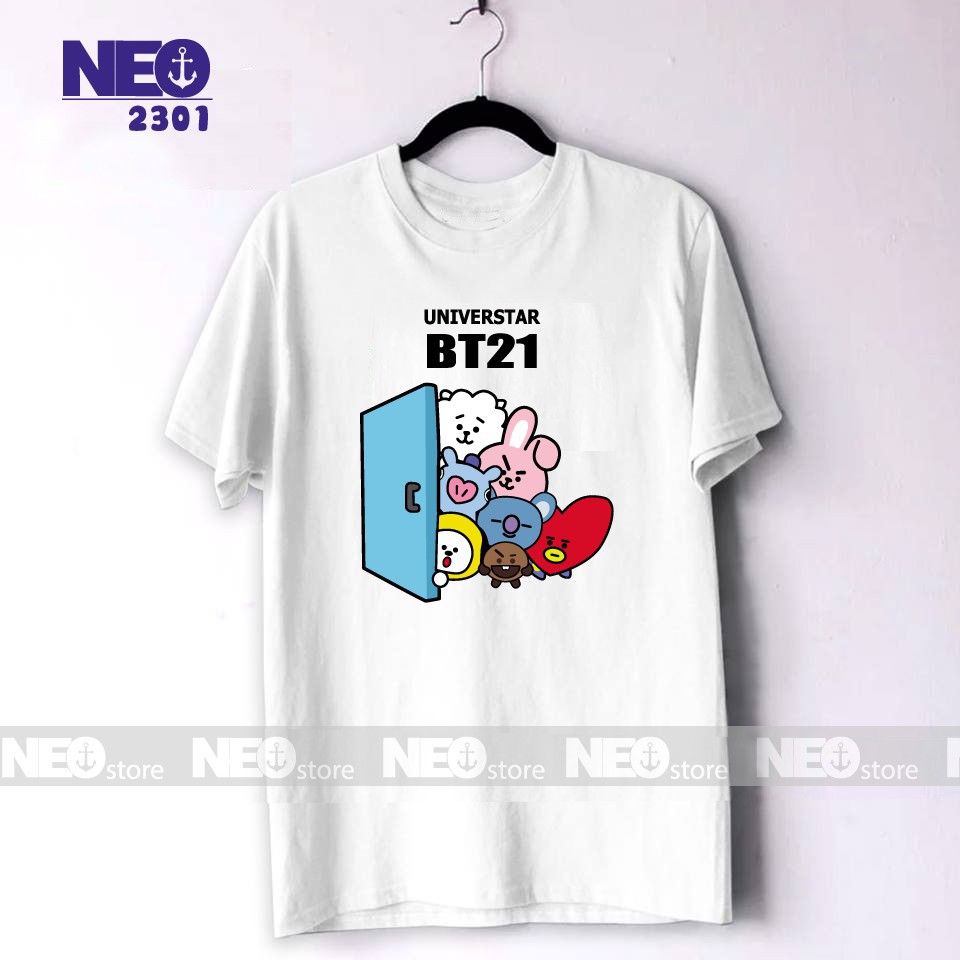 ( RẺ VÔ ĐỊCH )ÁO THUN BT21, THIẾT KẾ VÀ IN HÌNH THEO YÊU CẦU