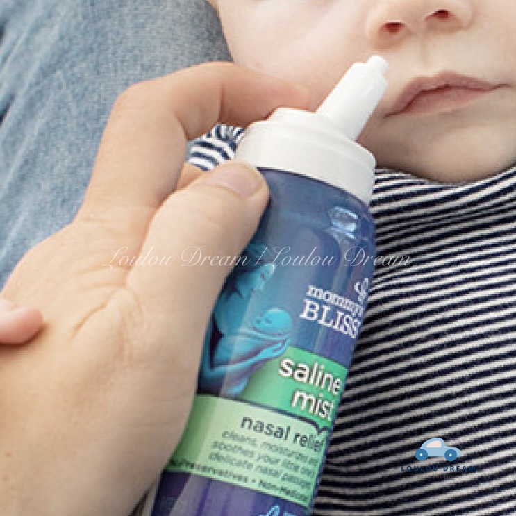 Xịt mũi vô trùng Mommy Bliss hữu cơ Saline Mist cho bé từ sơ sinh chai 75ml