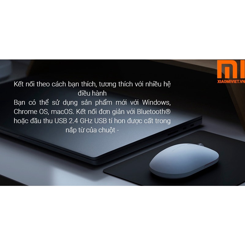 (*)GIAO HỎA TỐC CHUỘT KHÔNG DÂY Xiaomi Gen 2 Wireless Portable Mouse [Fullbox]