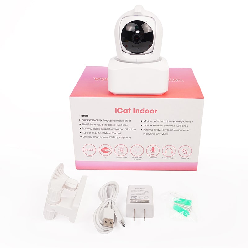 [BH 24 THÁNG] Camera Wifi Thông Minh ICat Indoor Trong Nhà - Hunonic ICat Indoor - ĐIỆN_THÔNG_MINH_VN