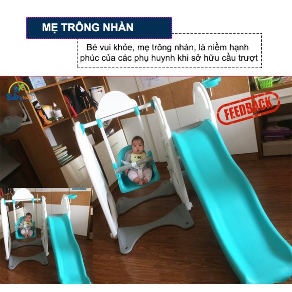 Cầu trượt Hàn Quốc 4 trong 1 Y1733