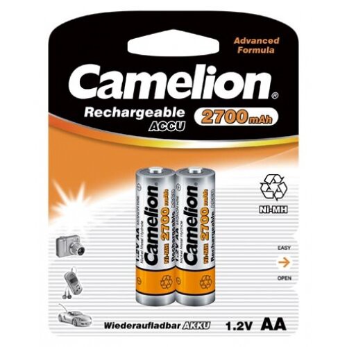 Pin sạc AA Camelion 2700 mAh Vỉ 2 Viên Chất Lượng Cao