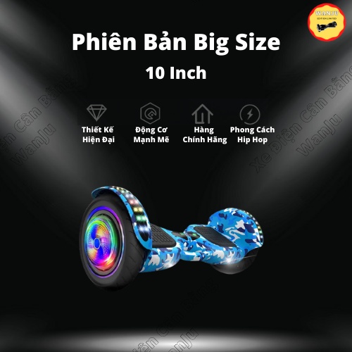 Xe điện cân bằng 10inch bánh lớn vững vàng trên mọi địa hình
