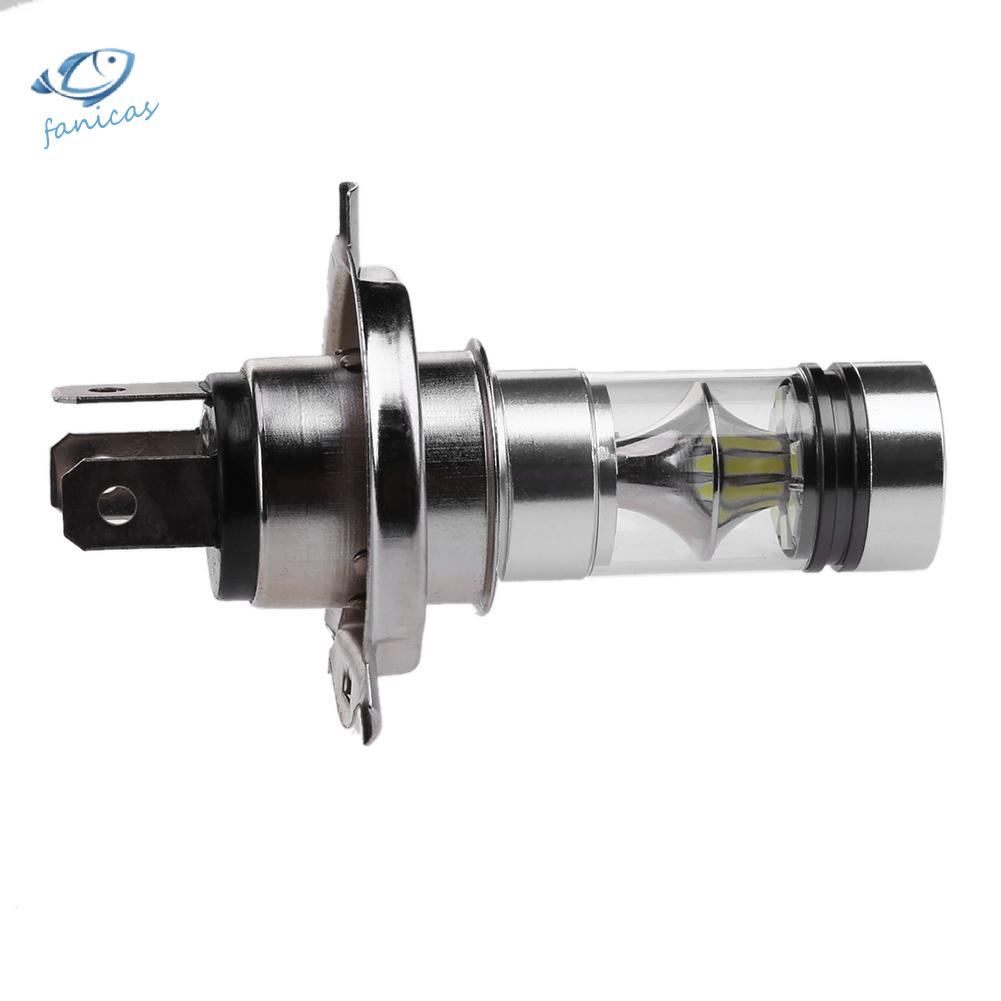 Set 2 bóng đèn sương mù H4 100W 2828 20SMD LED dành cho ô tô