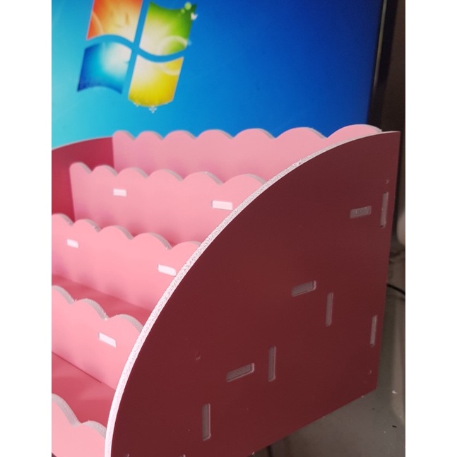 Kệ đựng sơn K32- có ngăn kéo- 2 màu