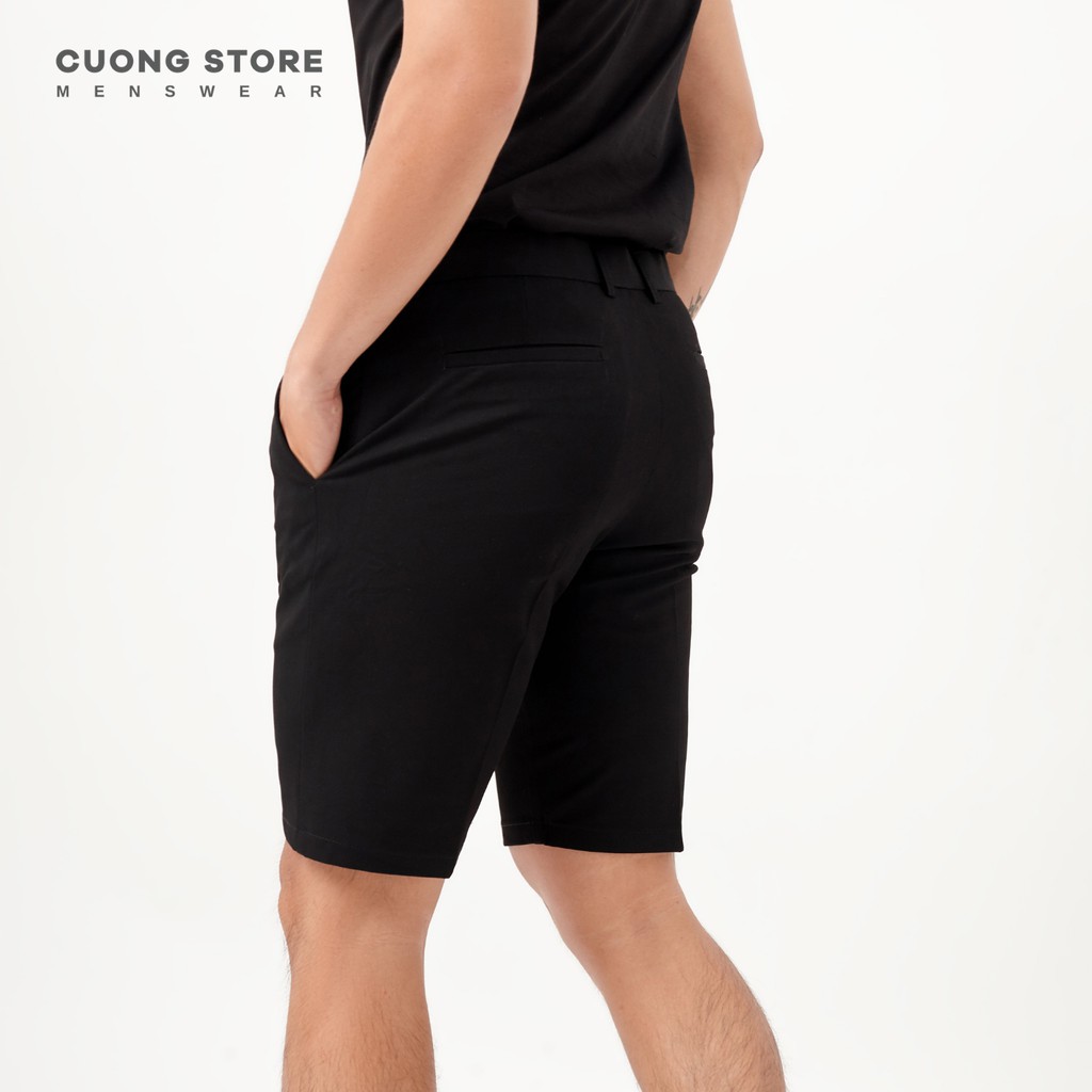 Quần short tây nam cao cấp MRC 4 màu dáng ôm vừa vặn co giãn nhẹ thoải mái thanh lịch - MENFIT