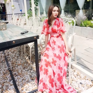 Đầm maxi hoa cao cấp xinh đẹp