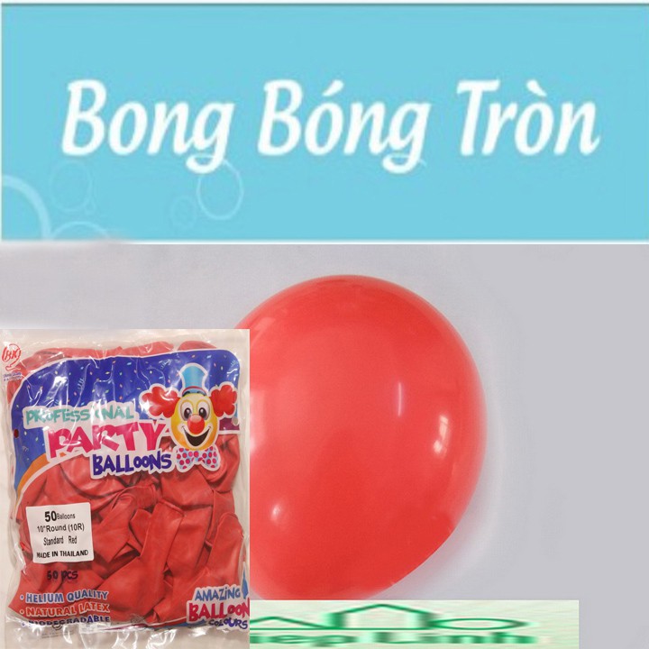 Bong bóng Thái Lan trang trí sinh nhật rẻ đẹp bịch 25c, bịch 50c