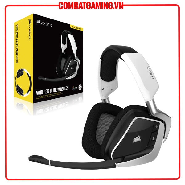 Tai Nghe Không Dây Corsair Void RGB Elite 7.1 Wireless - Hàng Chính Hãng NPP SPC