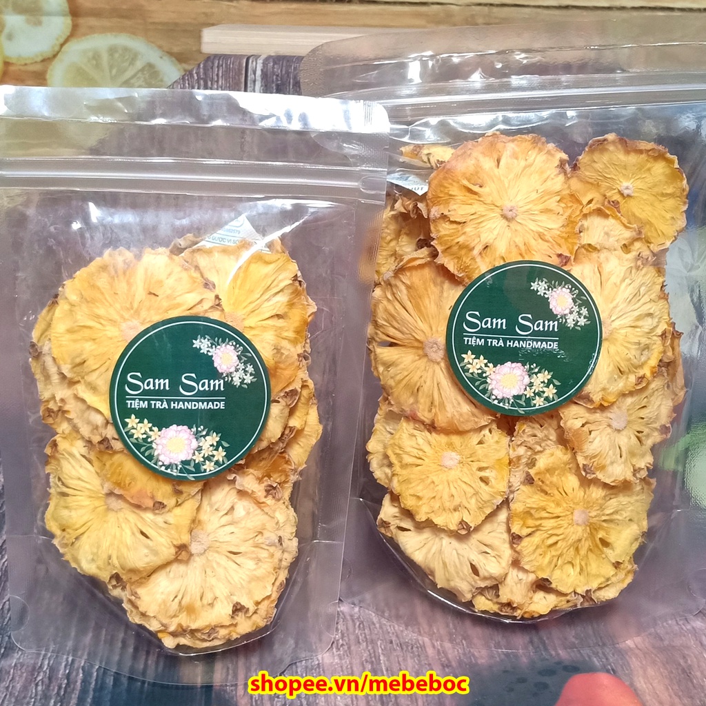 Trà Thảo Mộc Dứa Thái Lát Sấy Khô Sỉ 1kg Cải Thiện Tiêu Hóa Miễn Dịch Giảm Viêm